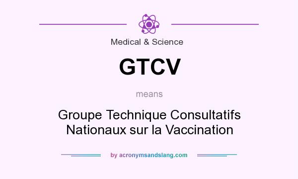 What does GTCV mean? It stands for Groupe Technique Consultatifs Nationaux sur la Vaccination