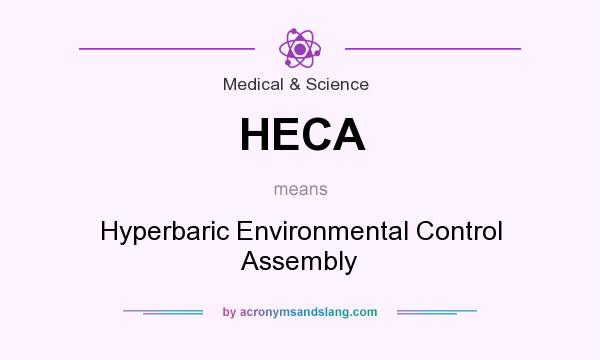 What does HECA mean? It stands for Hyperbaric Environmental Control Assembly