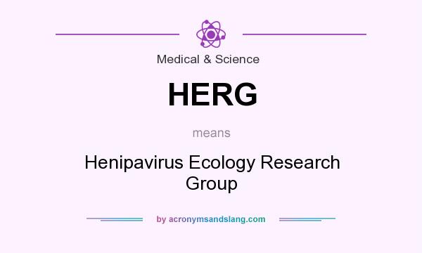 What does HERG mean? It stands for Henipavirus Ecology Research Group