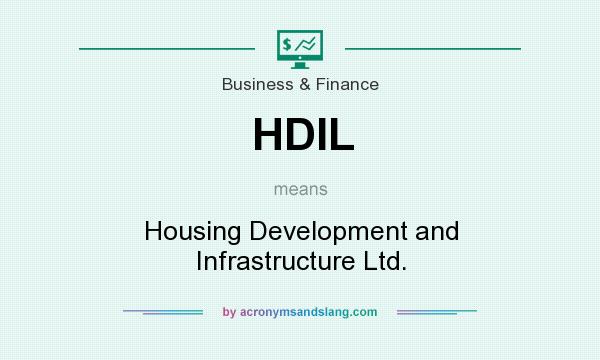 What does HDIL mean? It stands for Housing Development and Infrastructure Ltd.
