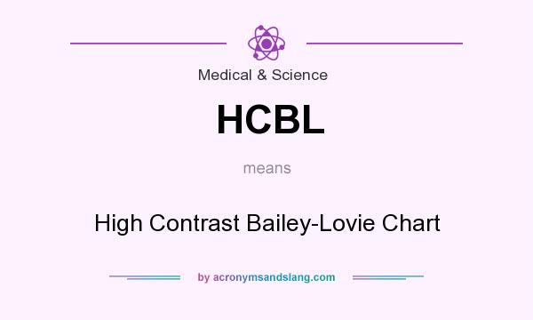 What does HCBL mean? It stands for High Contrast Bailey-Lovie Chart