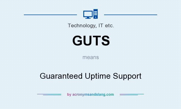 What does GUTS mean? It stands for Guaranteed Uptime Support