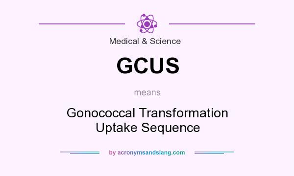 What does GCUS mean? It stands for Gonococcal Transformation Uptake Sequence
