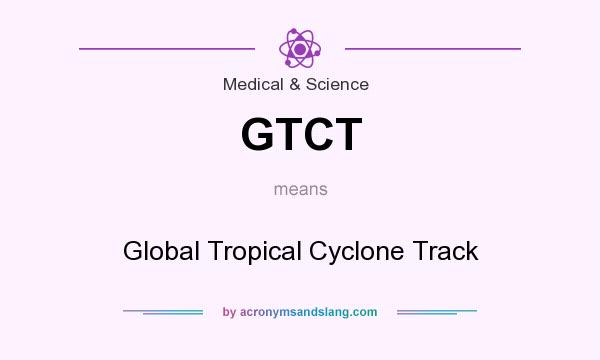 What does GTCT mean? It stands for Global Tropical Cyclone Track