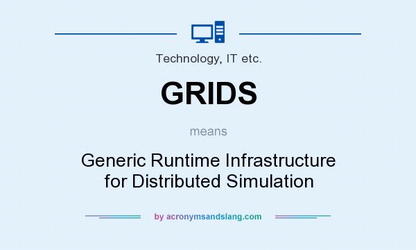 What does GRIDS mean? It stands for Generic Runtime Infrastructure for Distributed Simulation