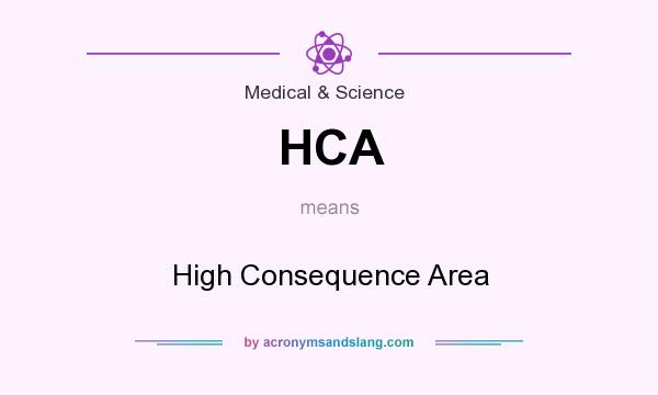 What does HCA mean? It stands for High Consequence Area