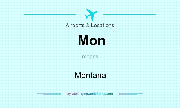 What does Mon mean? It stands for Montana