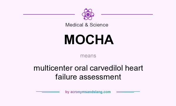 What does MOCHA mean? It stands for multicenter oral carvedilol heart failure assessment