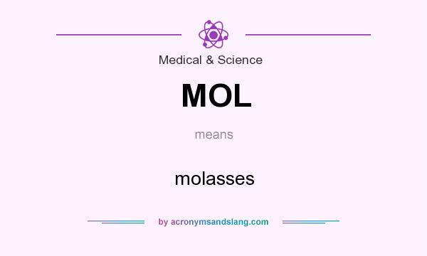 What does MOL mean? It stands for molasses