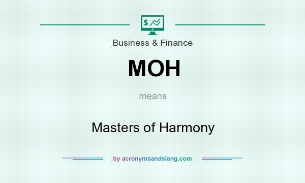 What does MOH mean? It stands for Masters of Harmony
