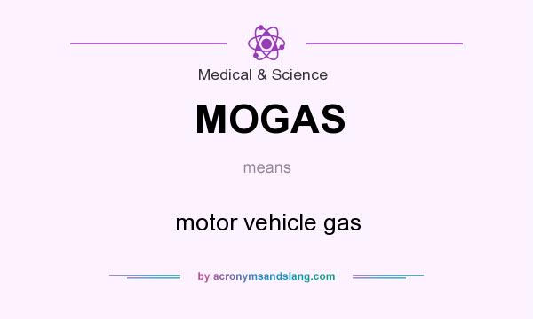 What does MOGAS mean? It stands for motor vehicle gas