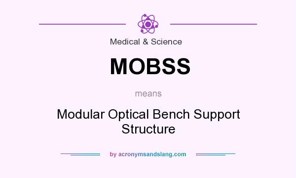 What does MOBSS mean? It stands for Modular Optical Bench Support Structure