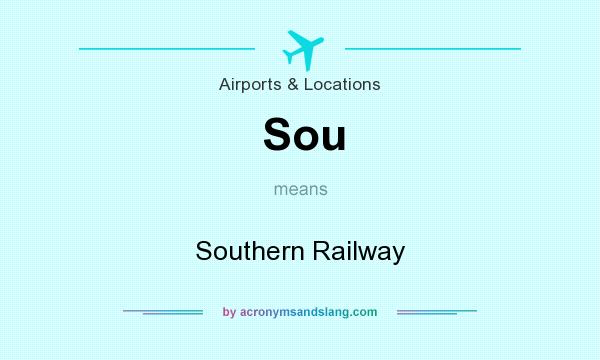 What does Sou mean? It stands for Southern Railway