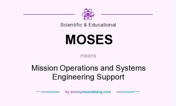 What does MOSES mean? It stands for Mission Operations and Systems Engineering Support