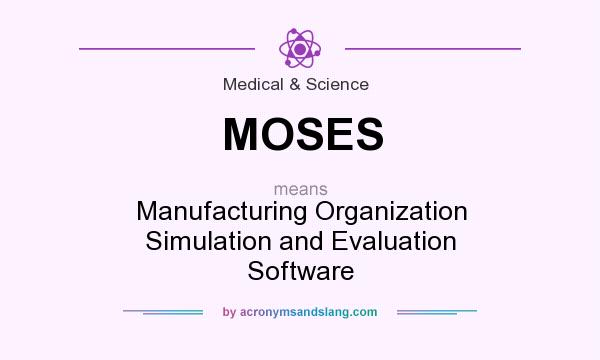 What does MOSES mean? It stands for Manufacturing Organization Simulation and Evaluation Software