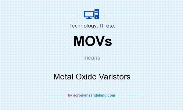 What does MOVs mean? It stands for Metal Oxide Varistors
