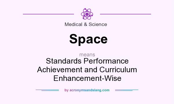 What does Space mean? It stands for Standards Performance Achievement and Curriculum Enhancement-Wise