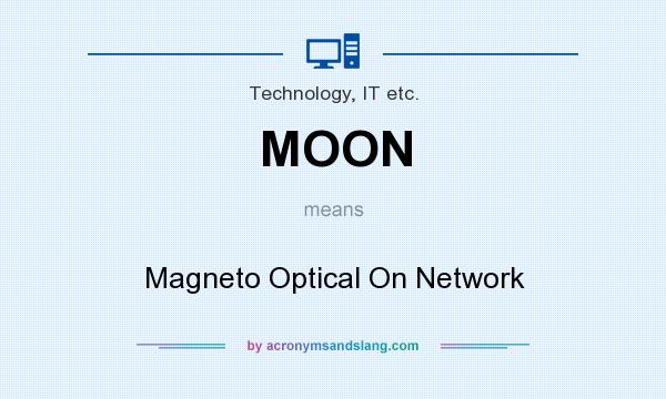 What does MOON mean? It stands for Magneto Optical On Network
