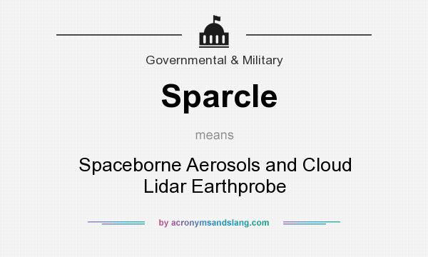 What does Sparcle mean? It stands for Spaceborne Aerosols and Cloud Lidar Earthprobe