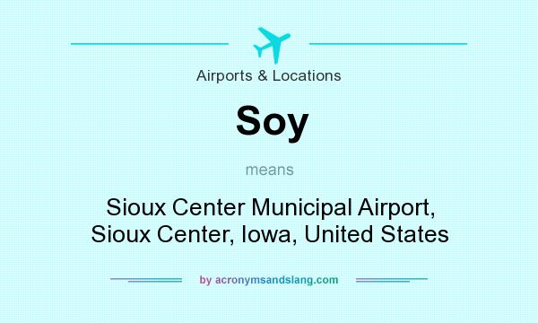 Soy Sioux Center Municipal Airport Sioux Center Iowa United States 