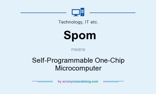 What does Spom mean? It stands for Self-Programmable One-Chip Microcomputer