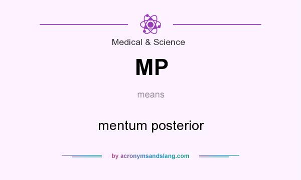 What does MP mean? It stands for mentum posterior