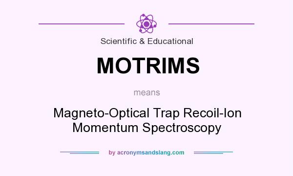 What does MOTRIMS mean? It stands for Magneto-Optical Trap Recoil-Ion Momentum Spectroscopy