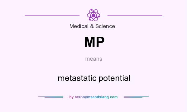 What does MP mean? It stands for metastatic potential
