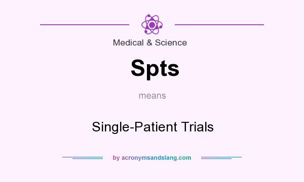 What does Spts mean? It stands for Single-Patient Trials