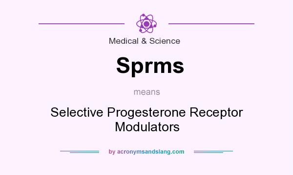 What does Sprms mean? It stands for Selective Progesterone Receptor Modulators