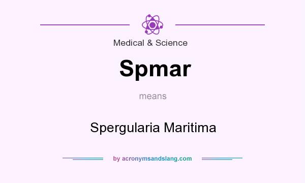 What does Spmar mean? It stands for Spergularia Maritima
