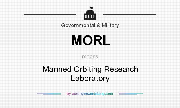 What does MORL mean? It stands for Manned Orbiting Research Laboratory