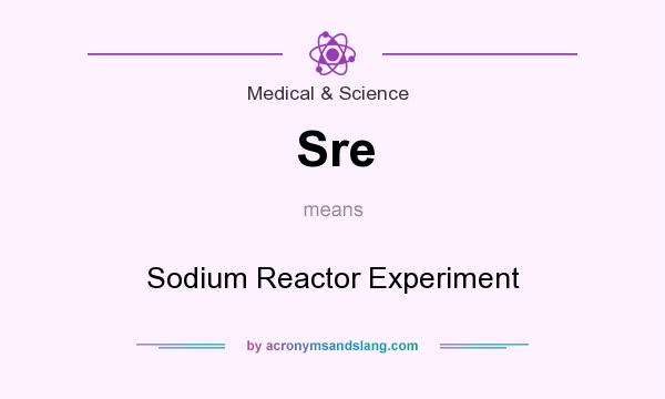 What does Sre mean? It stands for Sodium Reactor Experiment