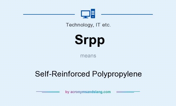 What does Srpp mean? It stands for Self-Reinforced Polypropylene