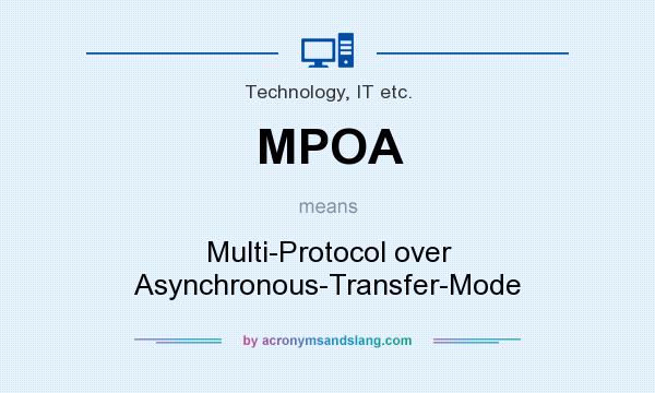 What does MPOA mean? It stands for Multi-Protocol over Asynchronous-Transfer-Mode
