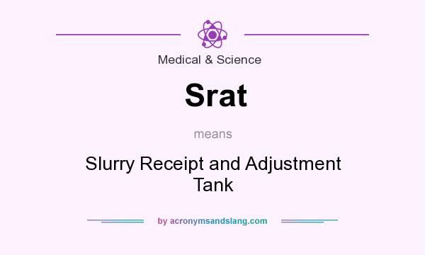 What does Srat mean? It stands for Slurry Receipt and Adjustment Tank