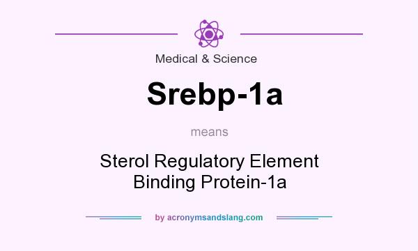 What does Srebp-1a mean? It stands for Sterol Regulatory Element Binding Protein-1a