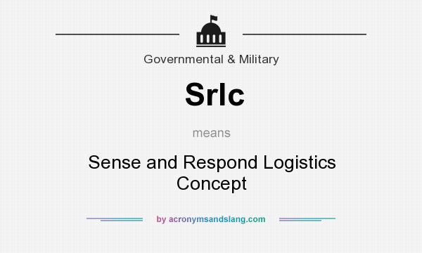 What does Srlc mean? It stands for Sense and Respond Logistics Concept