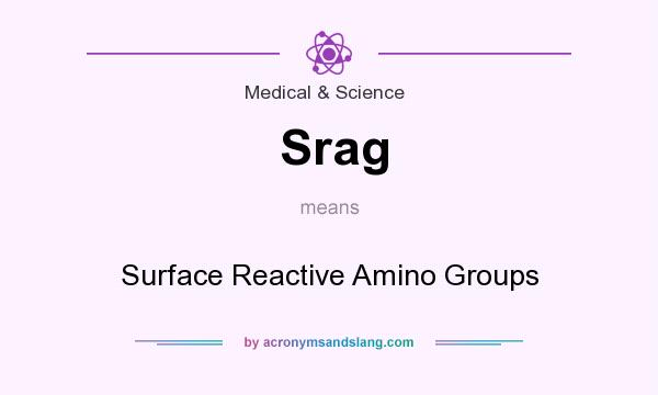 What does Srag mean? It stands for Surface Reactive Amino Groups