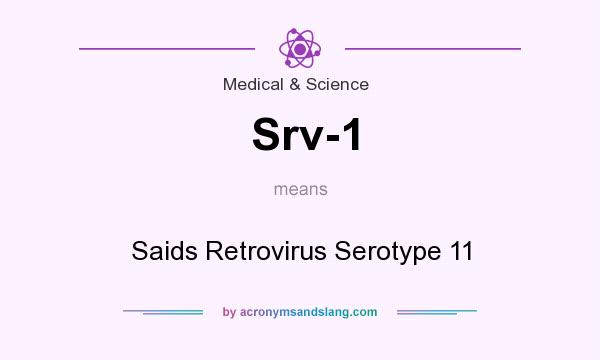 What does Srv-1 mean? It stands for Saids Retrovirus Serotype 11