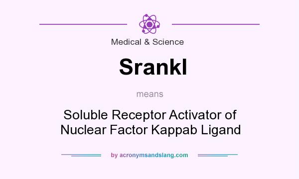 What does Srankl mean? It stands for Soluble Receptor Activator of Nuclear Factor Kappab Ligand