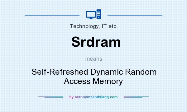 What does Srdram mean? It stands for Self-Refreshed Dynamic Random Access Memory