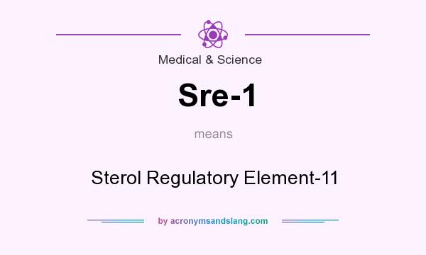 What does Sre-1 mean? It stands for Sterol Regulatory Element-11