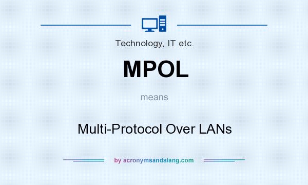 What does MPOL mean? It stands for Multi-Protocol Over LANs