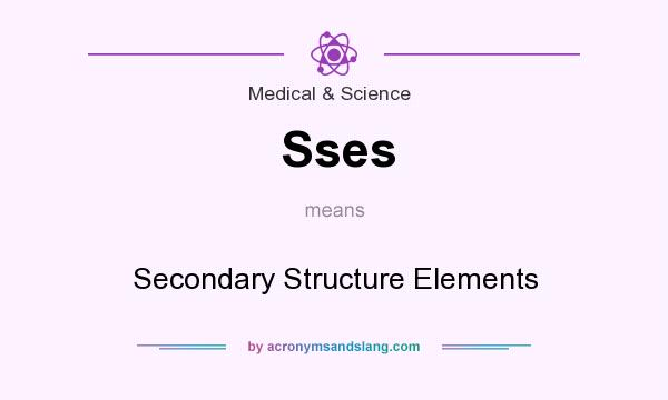 What does Sses mean? It stands for Secondary Structure Elements