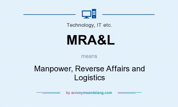 What does MRA&L mean? It stands for Manpower, Reverse Affairs and Logistics