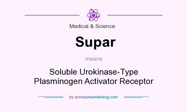 What does Supar mean? It stands for Soluble Urokinase-Type Plasminogen Activator Receptor