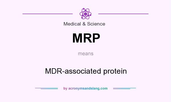 What does MRP mean? It stands for MDR-associated protein