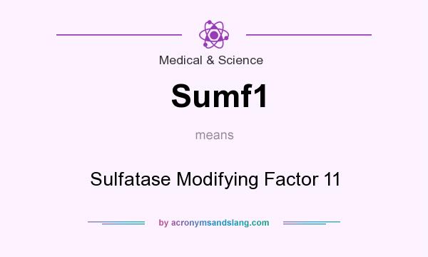 What does Sumf1 mean? It stands for Sulfatase Modifying Factor 11