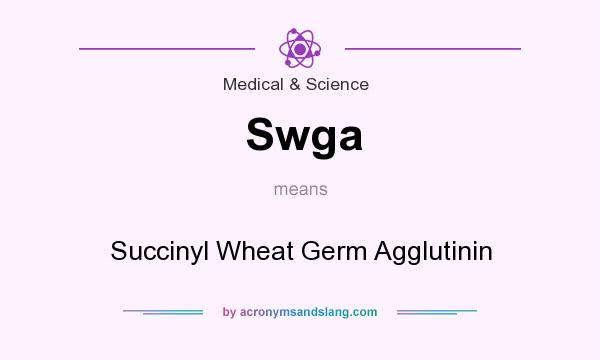 What does Swga mean? It stands for Succinyl Wheat Germ Agglutinin